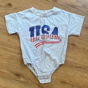 USA Graphic Bubble romper Onesie 24mo/2T